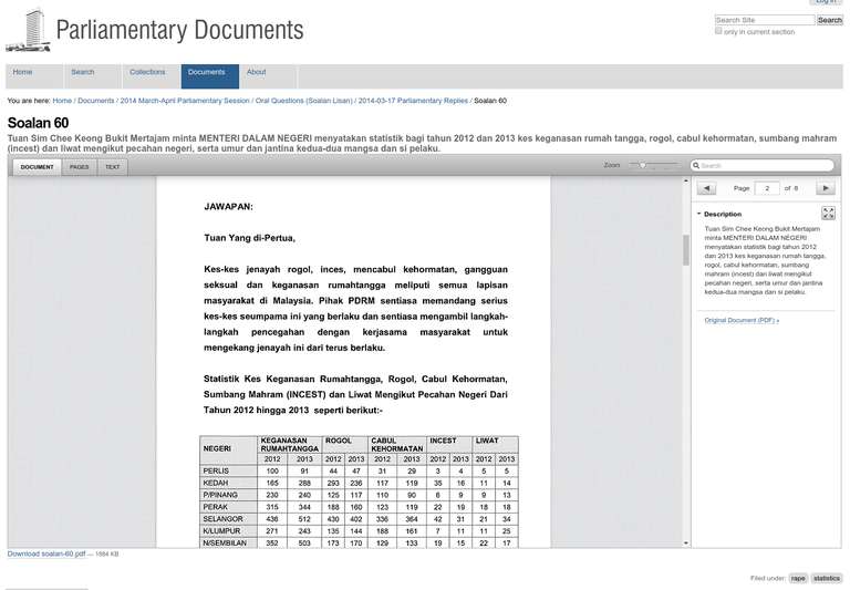 Parliamentary Documents