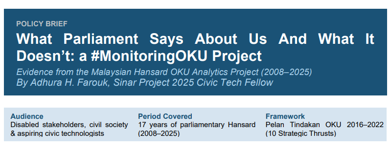 Malaysian Hansard OKU Analytics Project