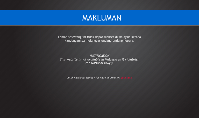 Blocking of MalaysiaNow website in Malaysia
